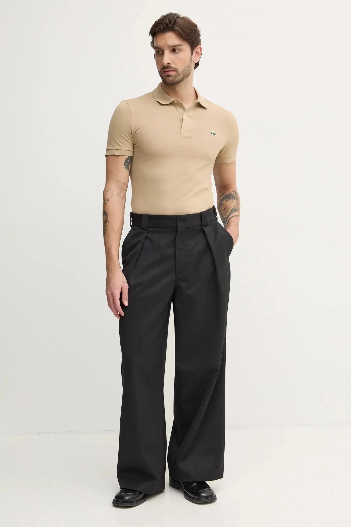 Хлопковая футболка-поло Lacoste Рубашка-поло из пике PH4012 02S - фото 2