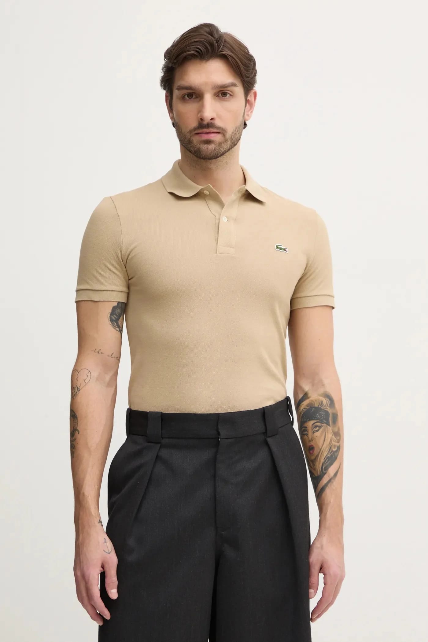 Хлопковая футболка-поло Lacoste Рубашка-поло из пике PH4012 02S - фото 3