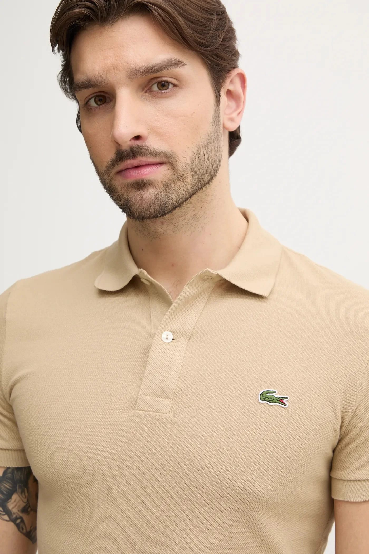 Хлопковая футболка-поло Lacoste Рубашка-поло из пике PH4012 02S - фото 4