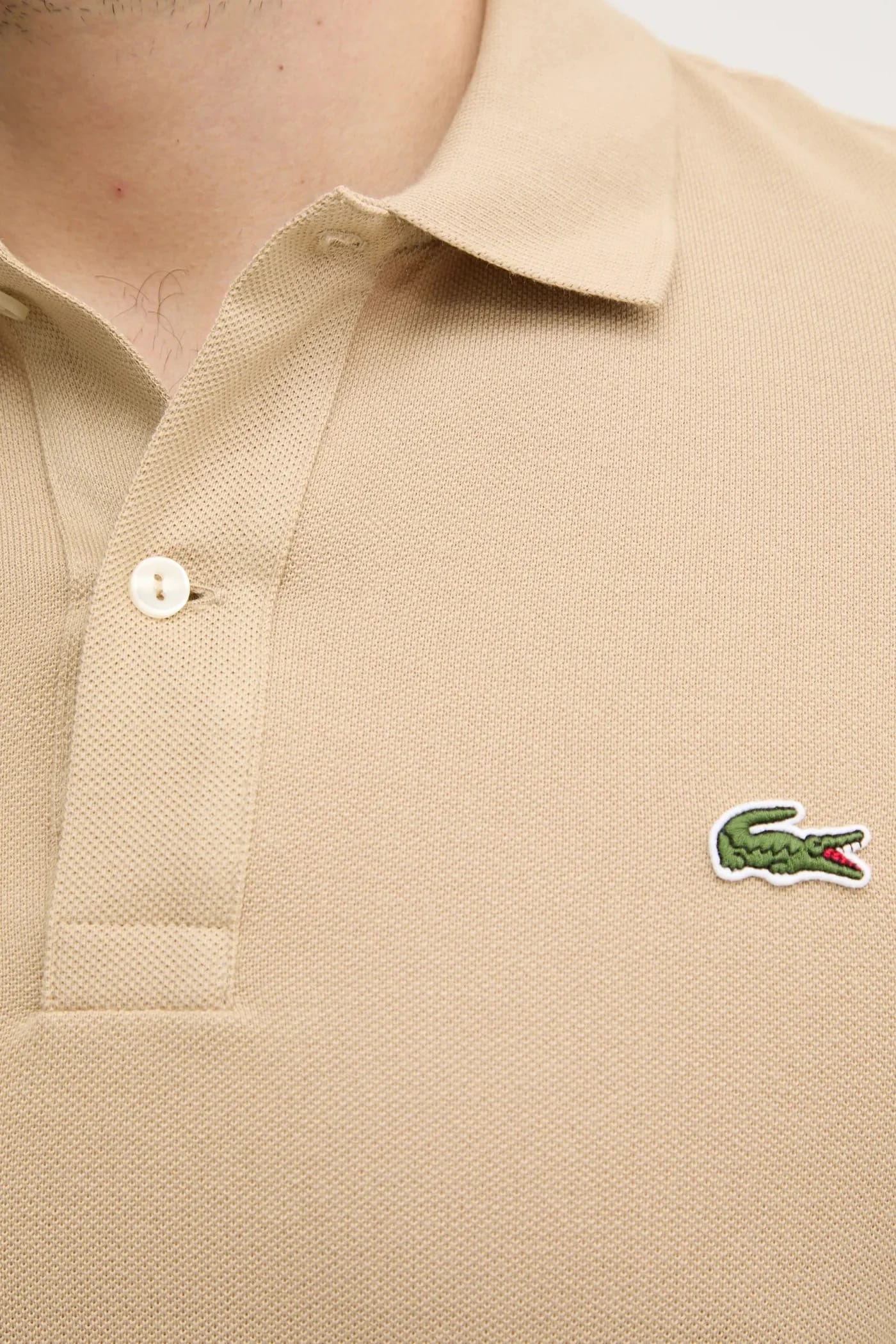 Хлопковая футболка-поло Lacoste Рубашка-поло из пике PH4012 02S - фото 5