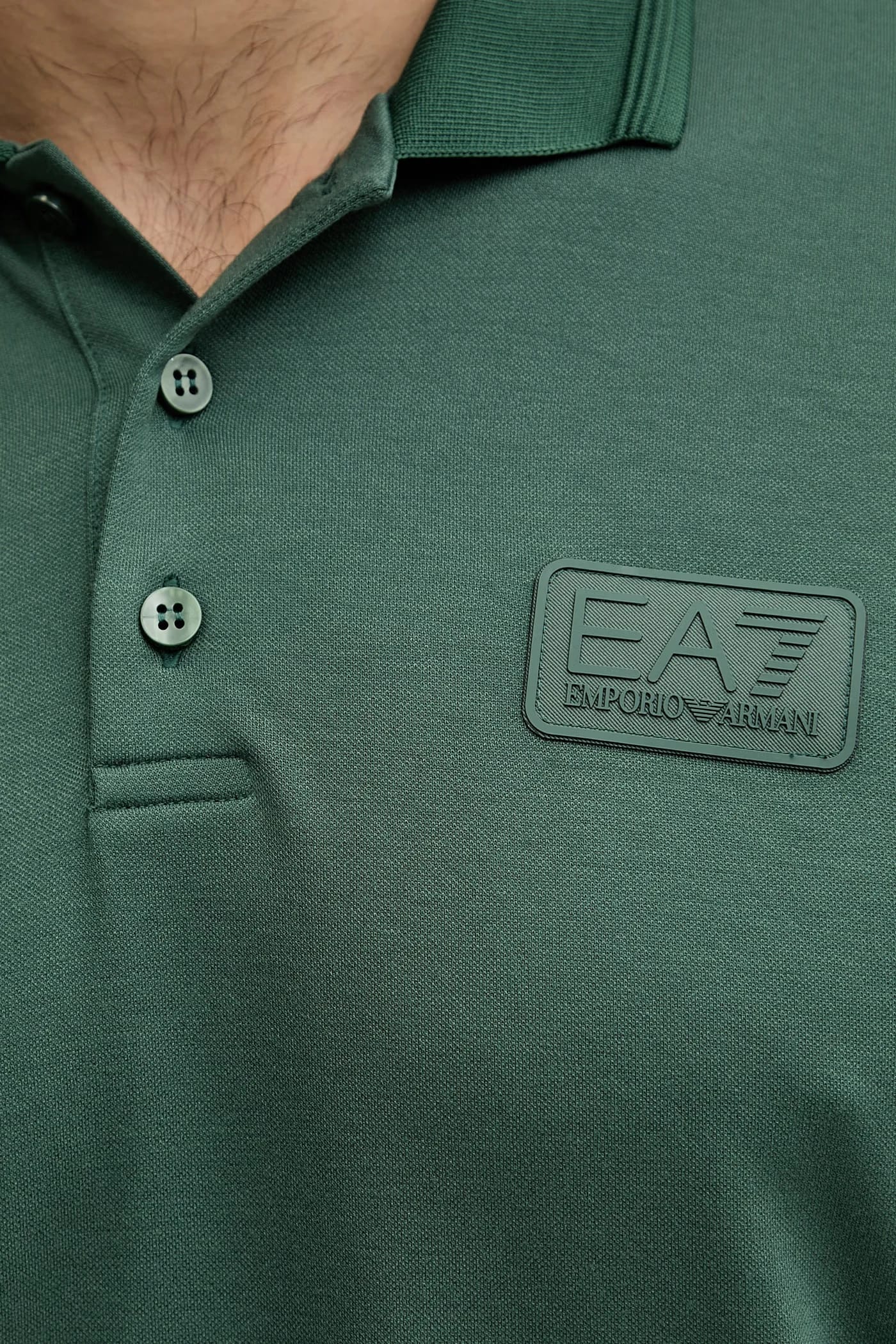 Мужское поло зеленое для мужчин - фото 5