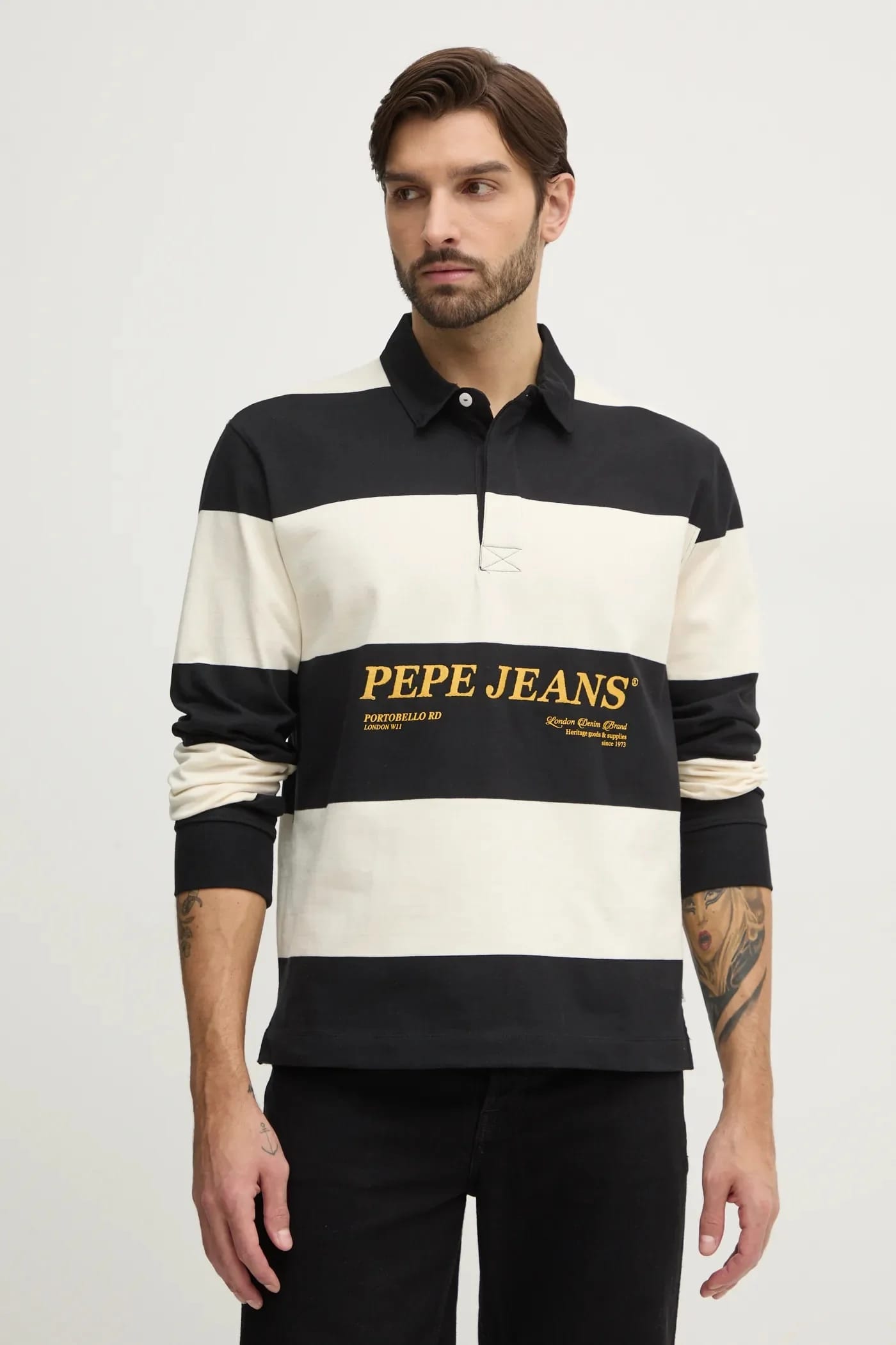 хлопковая рубашка BRANDON с длинными рукавами