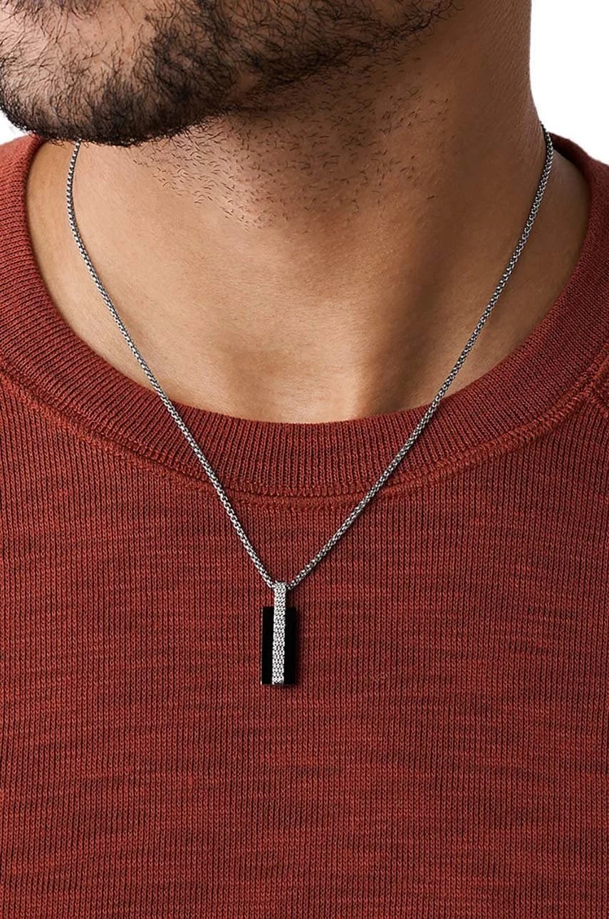 Ожерелье серебро для мужчин - фото 4