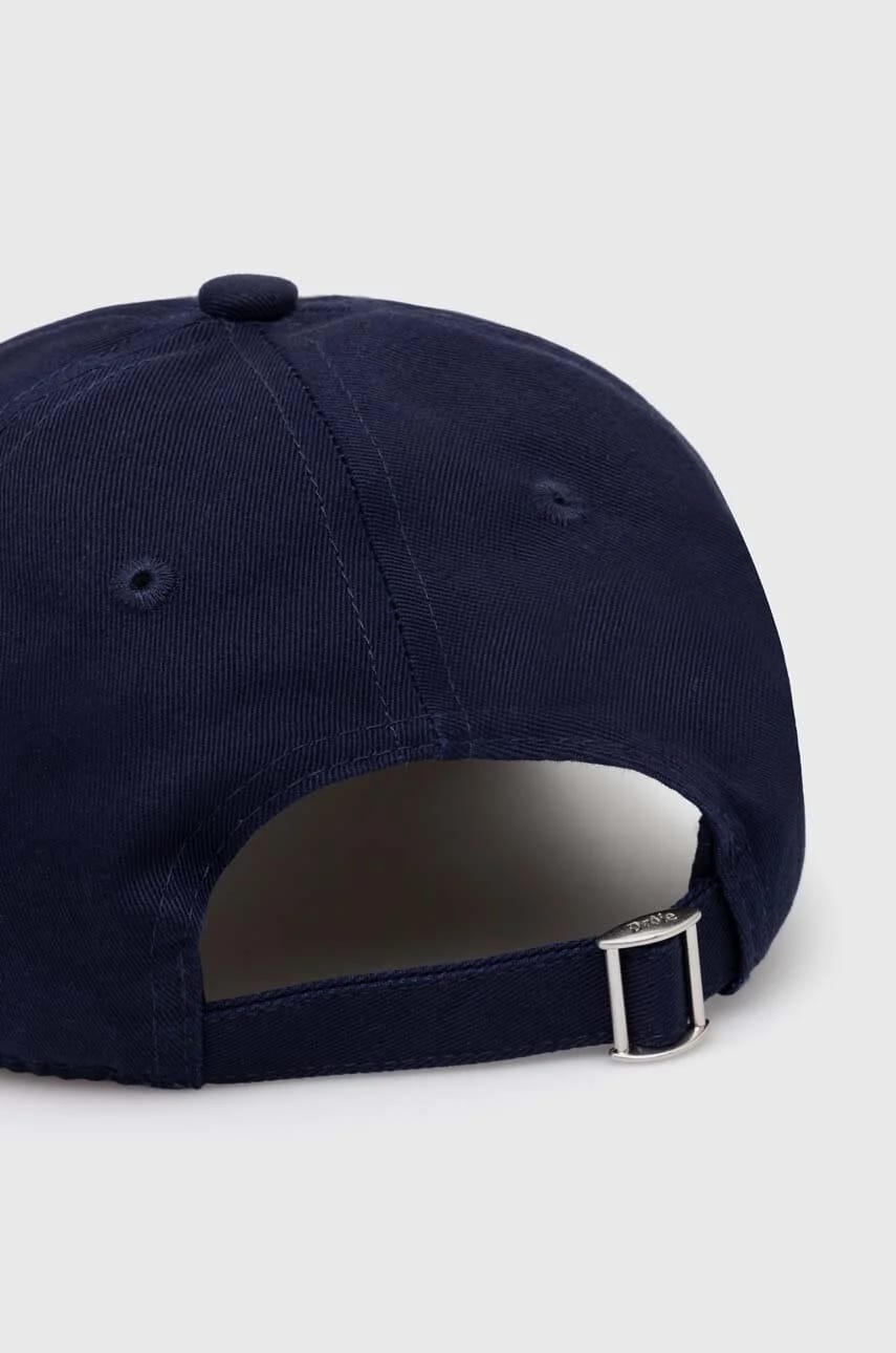 Хлопковая бейсболка La Casquette Slogan военно-морской для мужчин - фото 3