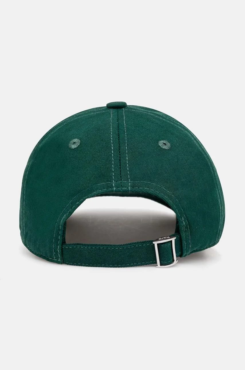 Хлопковая бейсболка La Casquette Slogan зеленая для мужчин - фото 3