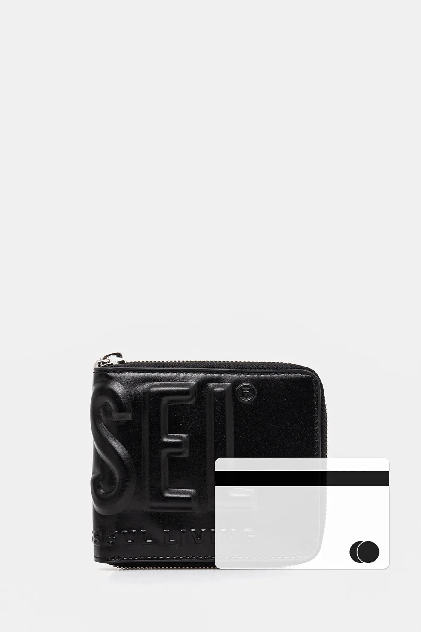 Кожаный кошелек DSL 3D-BI FOLD COIN ZIP XS - фото 5