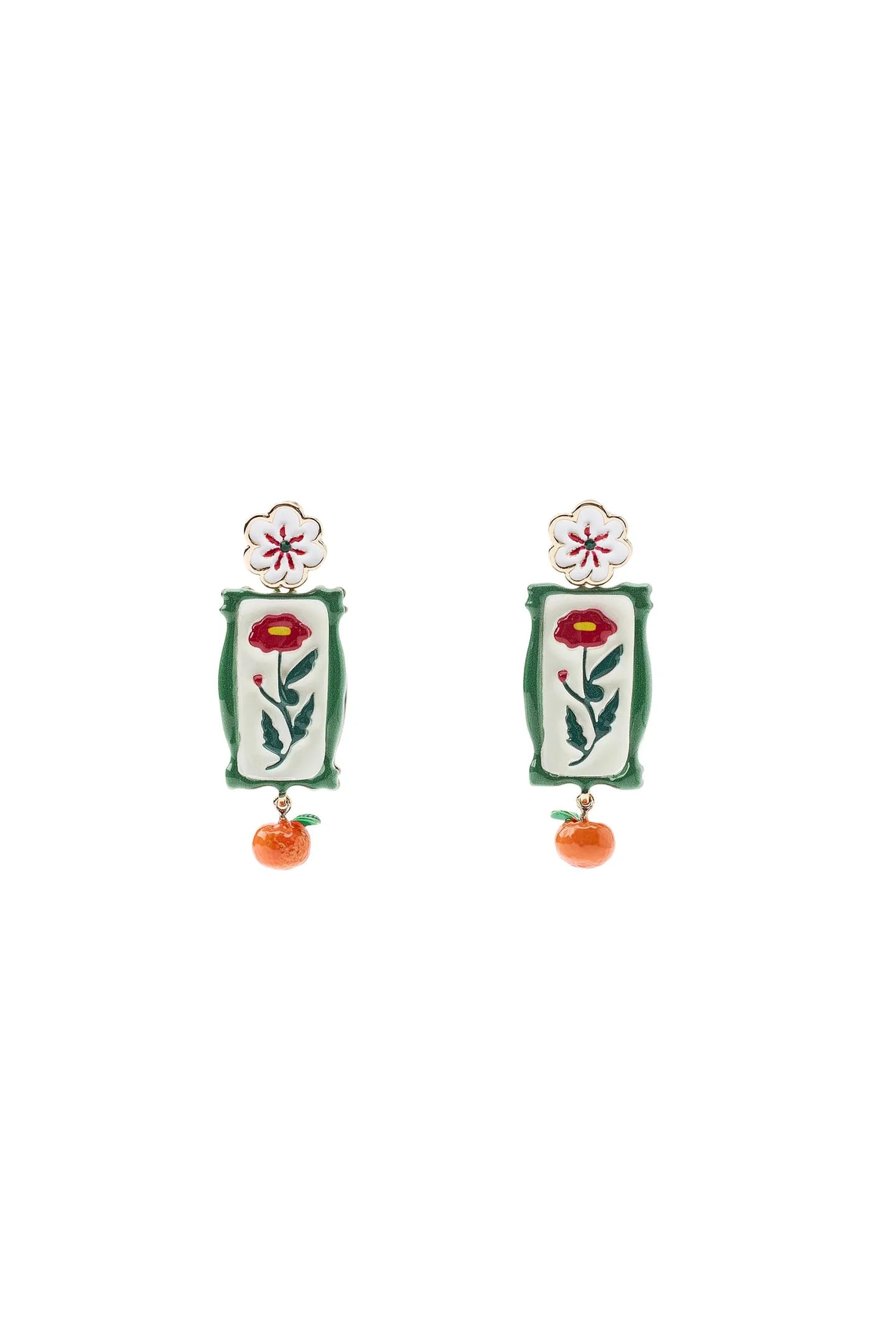СЕРЬГИ ЦВЕТКИ ИЗ ПЛАСТИКА - фото 5