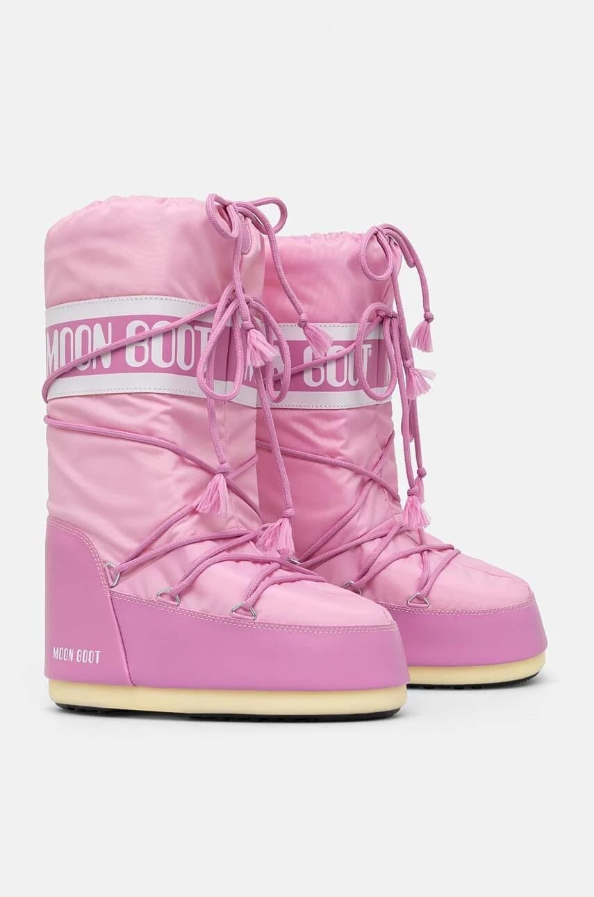 зимние ботинки MB ICON NYLON розовые для женщин - фото 2