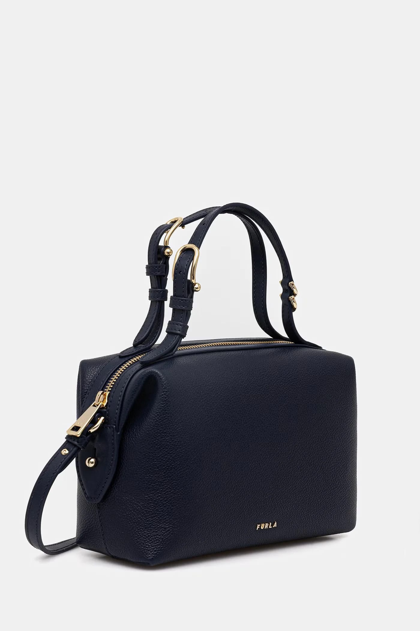 Кожаная сумка Double Mini Boston Bag - фото 2