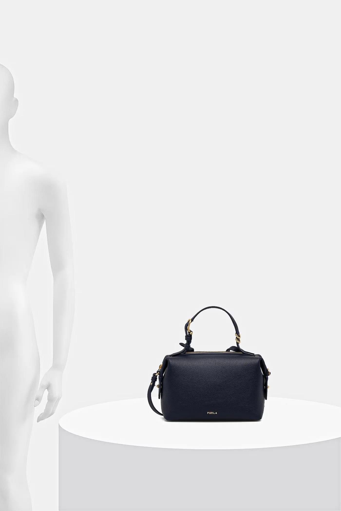 Кожаная сумка Double Mini Boston Bag - фото 7