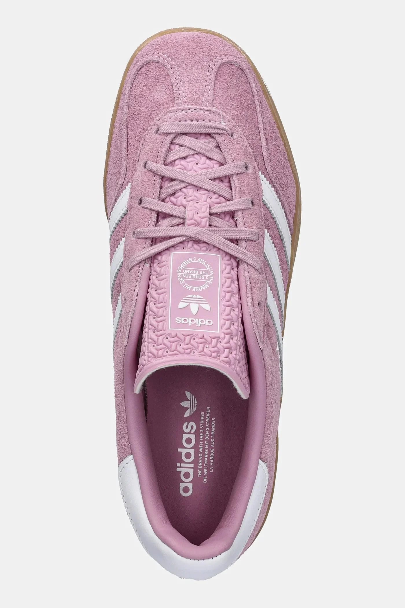 кроссовки Gazelle Indoor замшевые фиолетовые для женщин - фото 4
