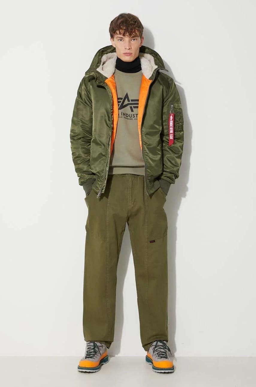 хлопковые брюки Gadget Pant зеленые для мужчин - фото 2