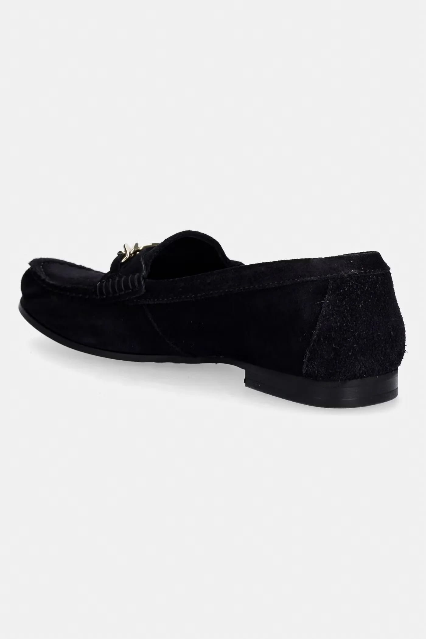 TH CHAIN ​​SUEDE LOAFER женские замшевые мокасины - фото 3