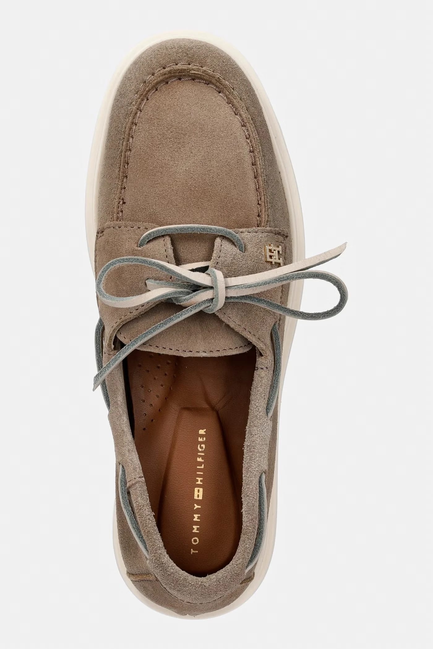 LIGHT SUEDE BOAT SHOE женские замшевые мокасины - фото 4
