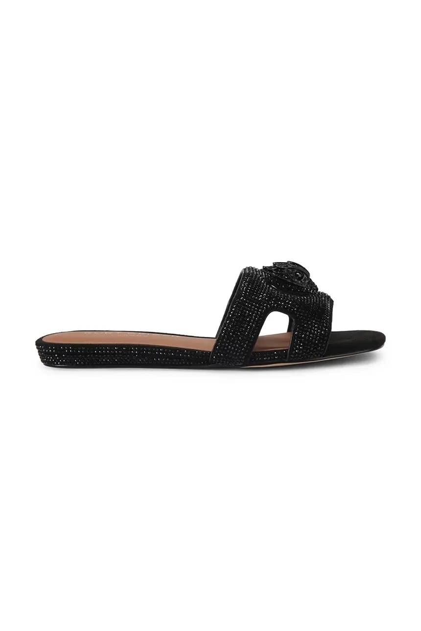 Женские шлепанцы на плоской подошве Eagle Cut Out Flat Sdl