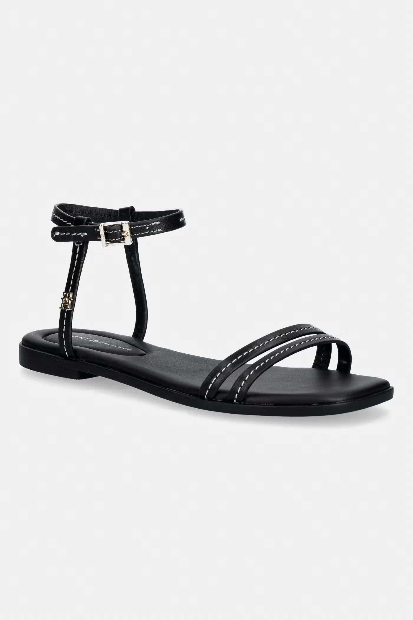 Женские кожаные босоножки FLAT SANDAL STITCHING