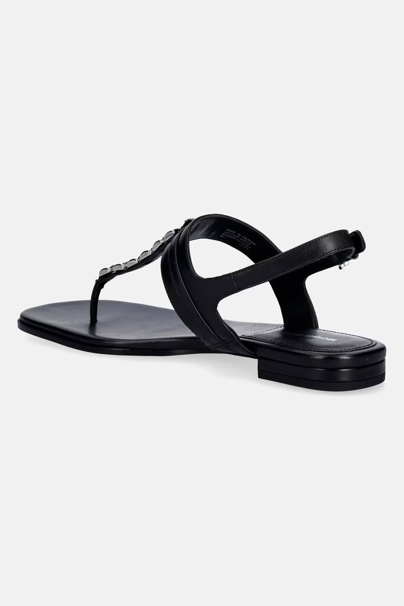 Женские кожаные сандалии на плоской подошве Marcia Thong Sandal - фото 3