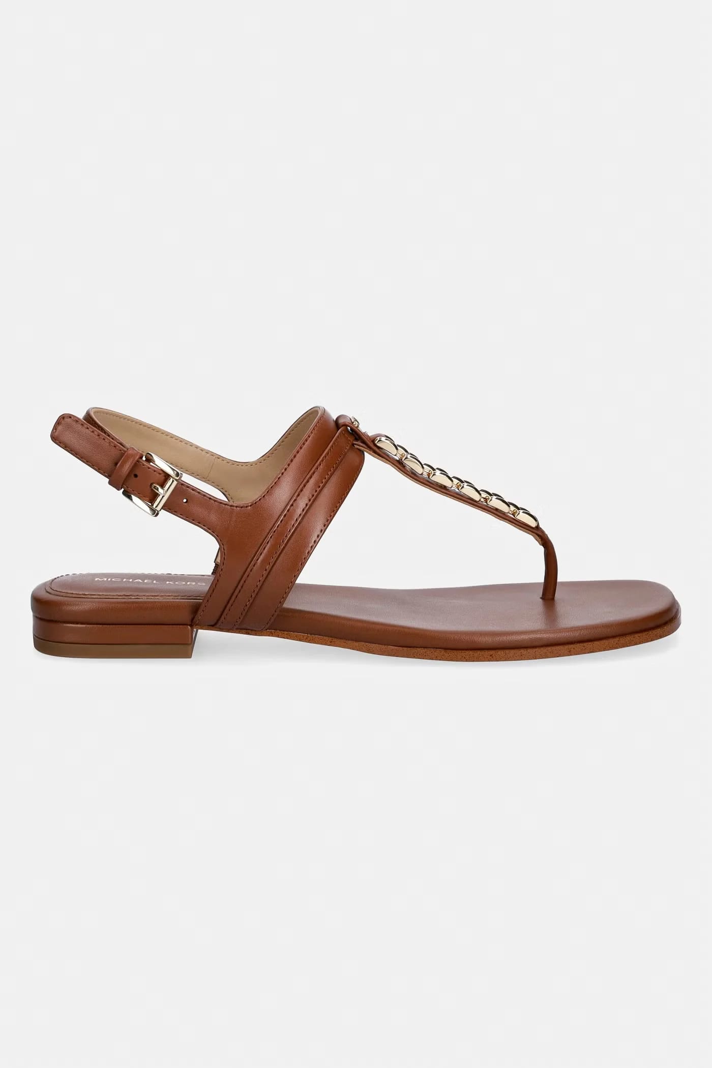 Женские кожаные сандалии на плоской подошве Marcia Thong Sandal - фото 2