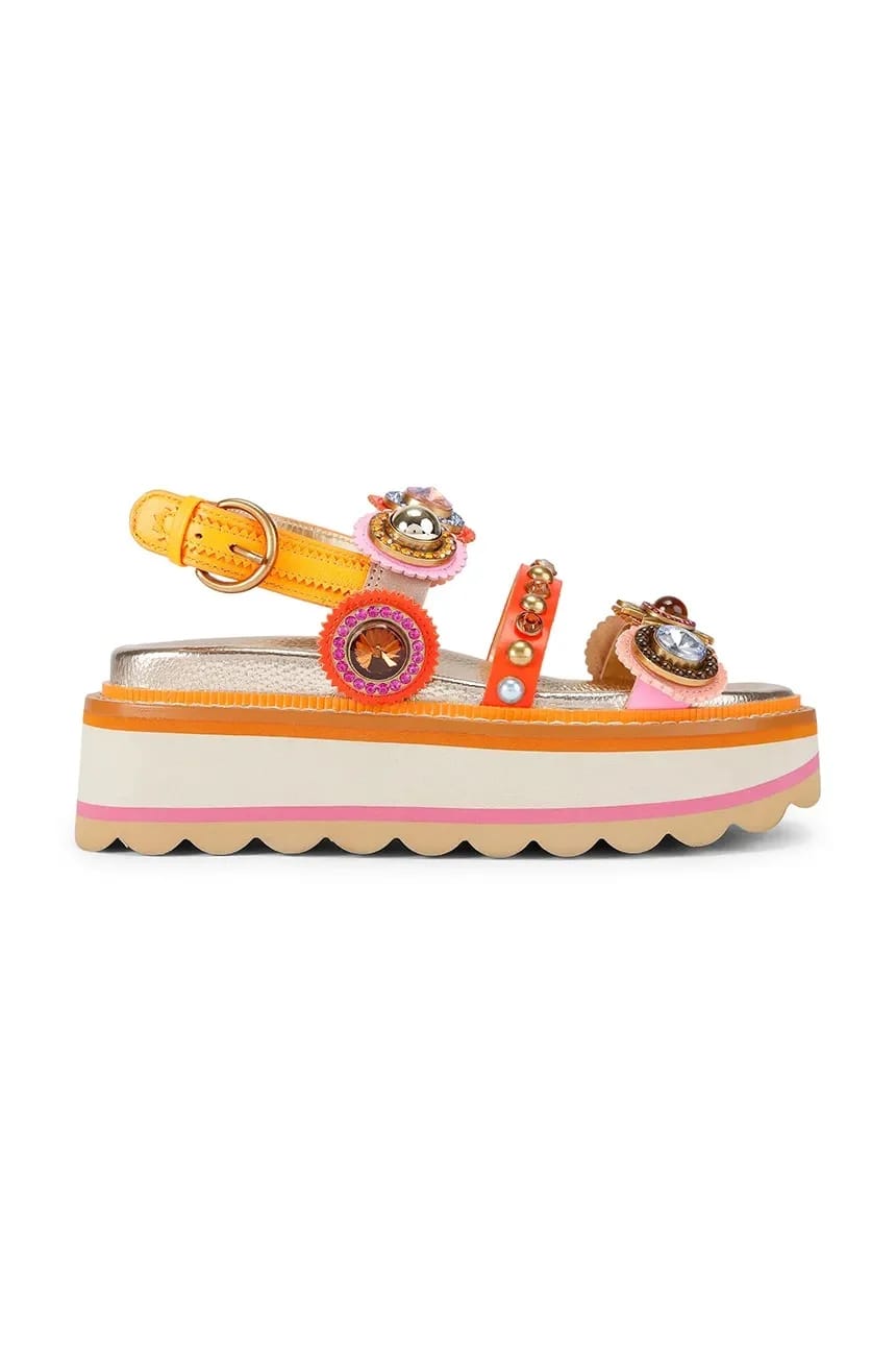 Женские кожаные босоножки Octavia Sling Flatform