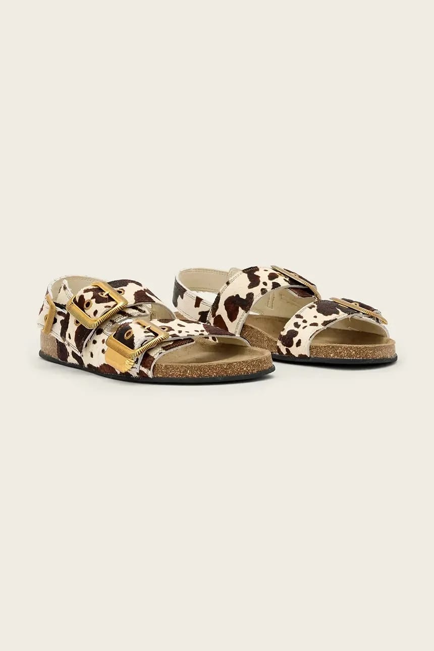 Женские кожаные сандалии на плоской подошве Staffa Sandal - фото 2