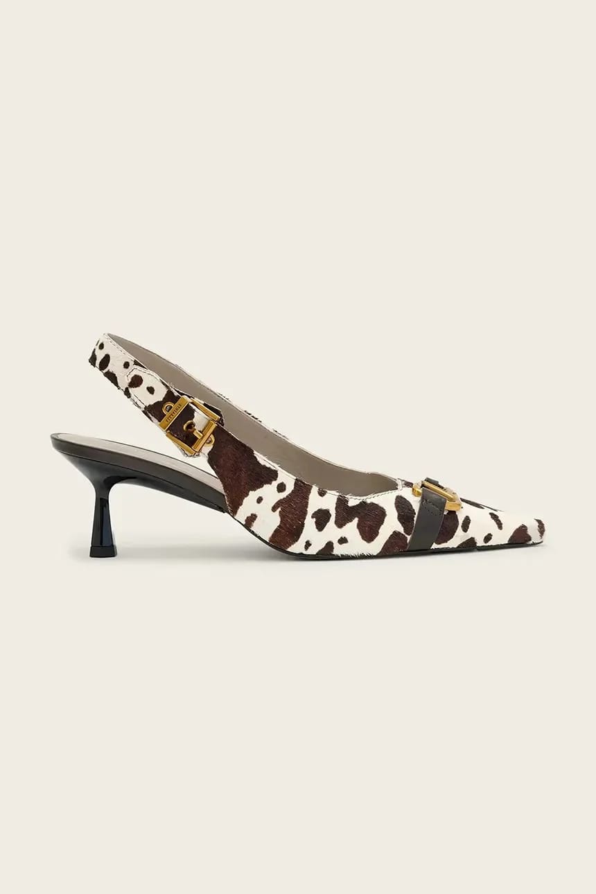 Hera Slingback Shoe кожаные туфли на высоком каблуке
