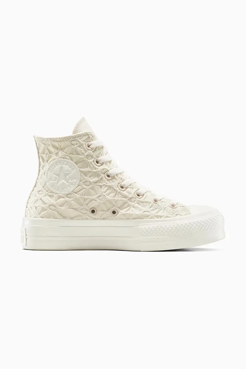кроссовки Chuck Taylor All Star Lift бежевые для женщин