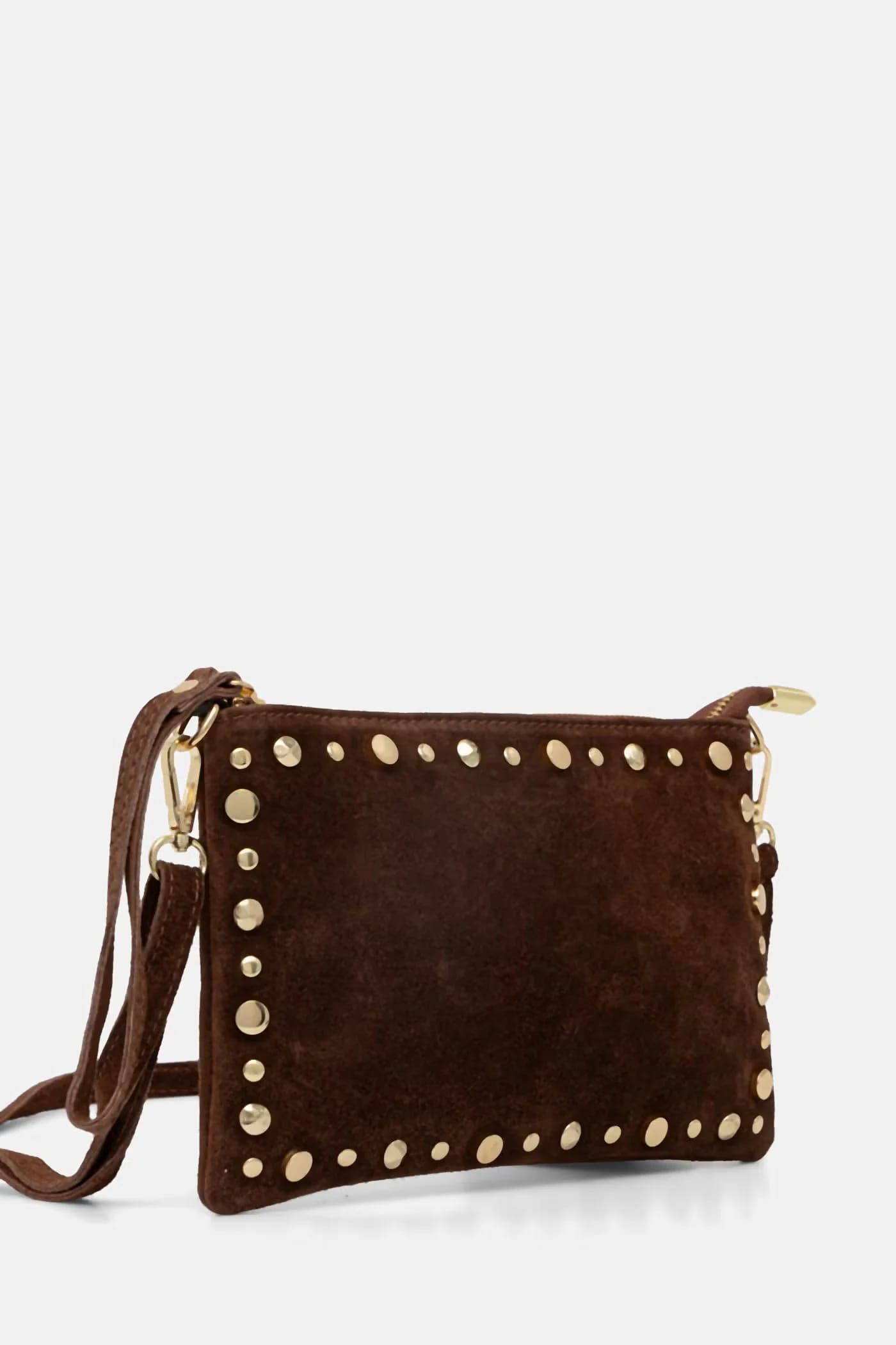 Женская замшевая сумка через плечо - фото 2
