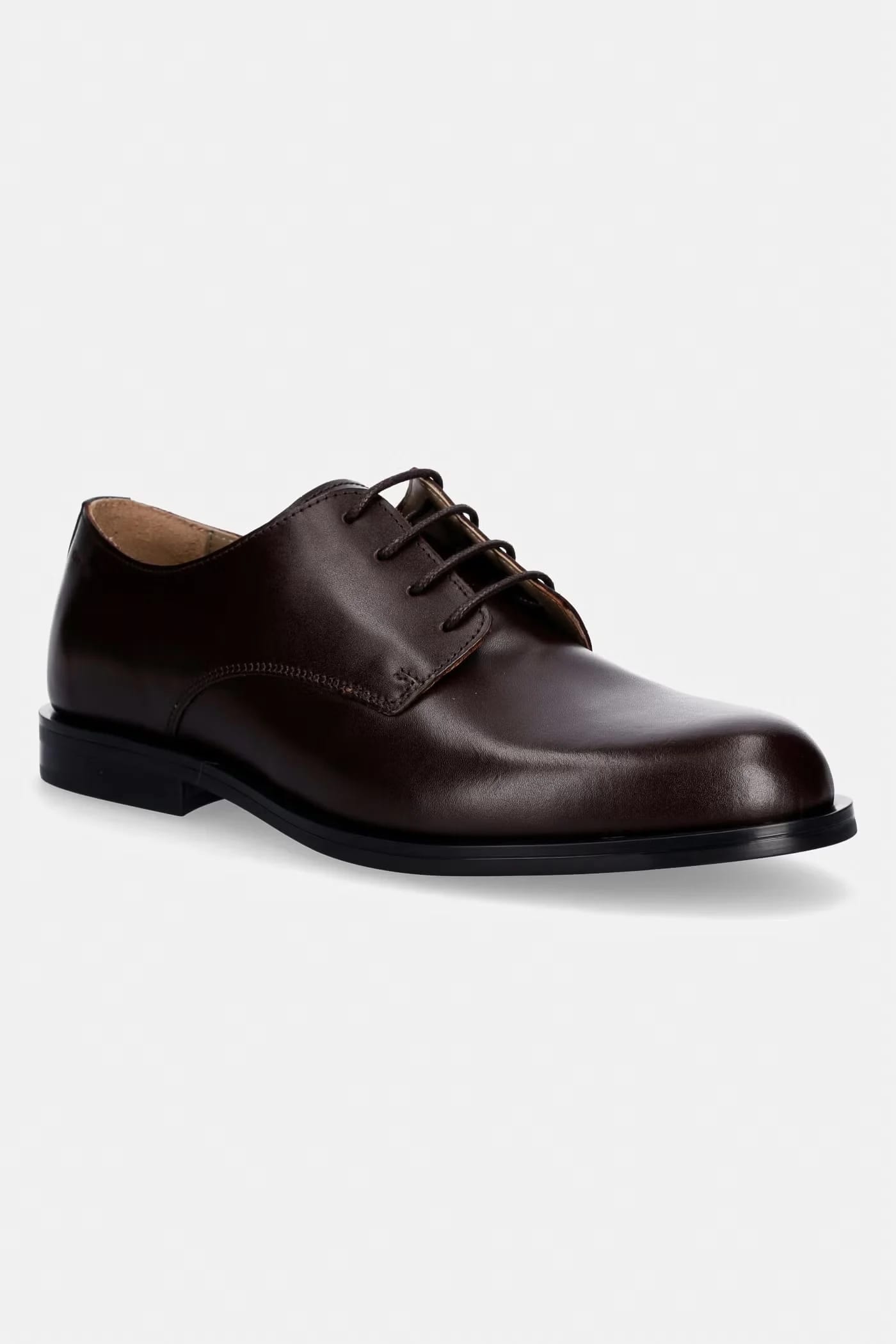 Мужская кожаная обувь ESS RUBBER DERBY LTH