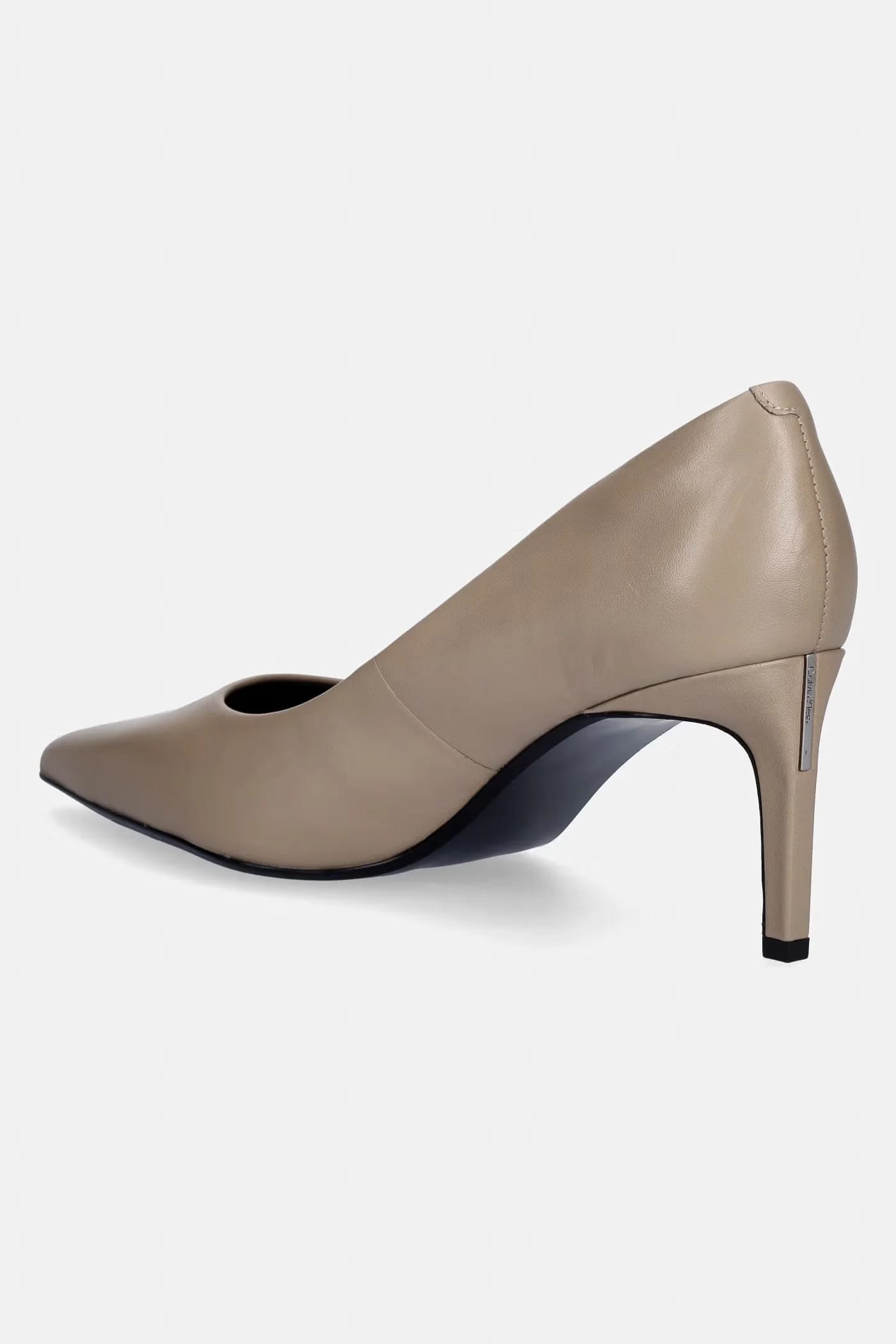 Кожаные туфли на высоком каблуке ESS STILETTO 70 бежевые для женщин - фото 3
