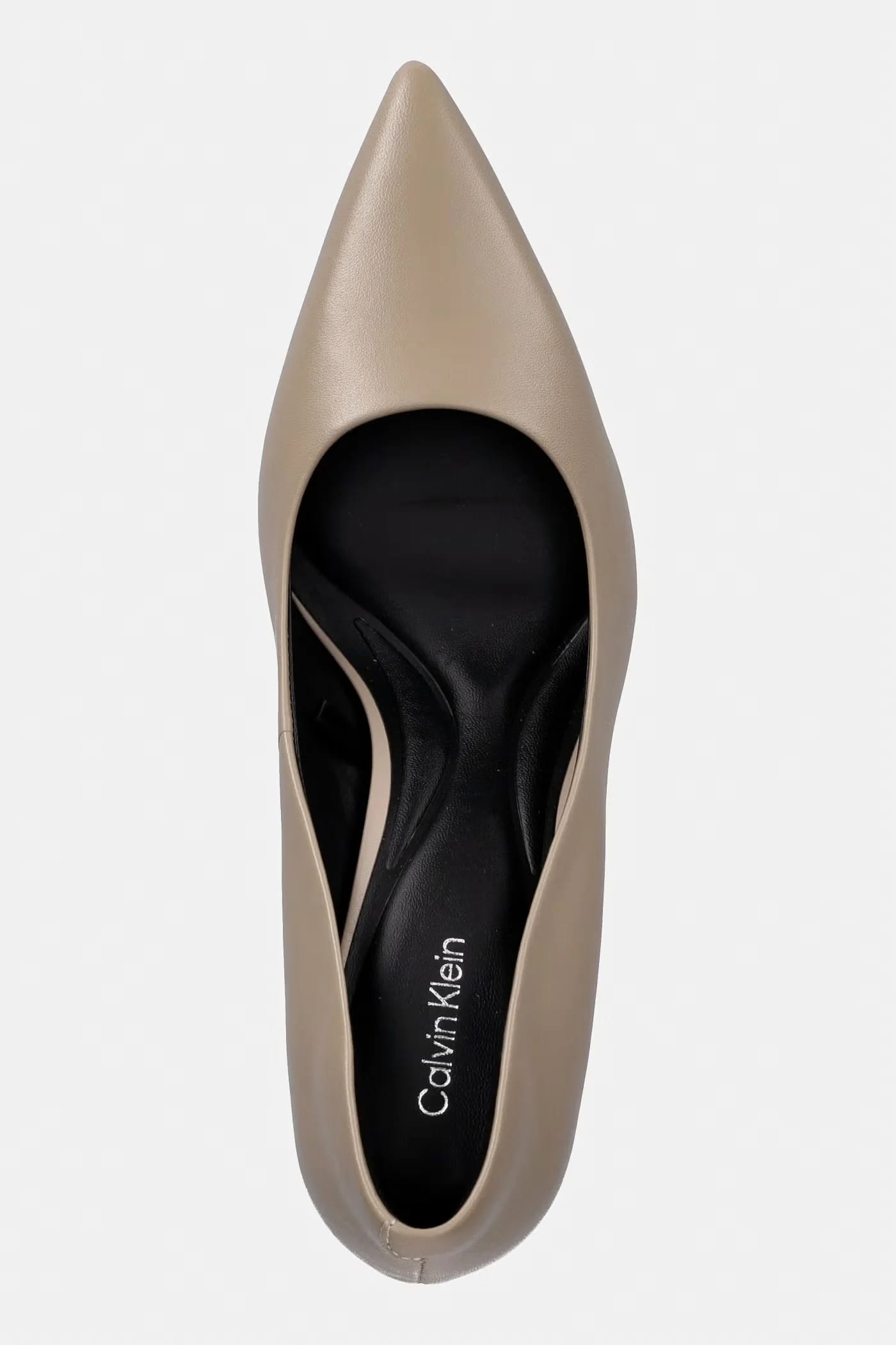 Кожаные туфли на высоком каблуке ESS STILETTO 70 бежевые для женщин - фото 4