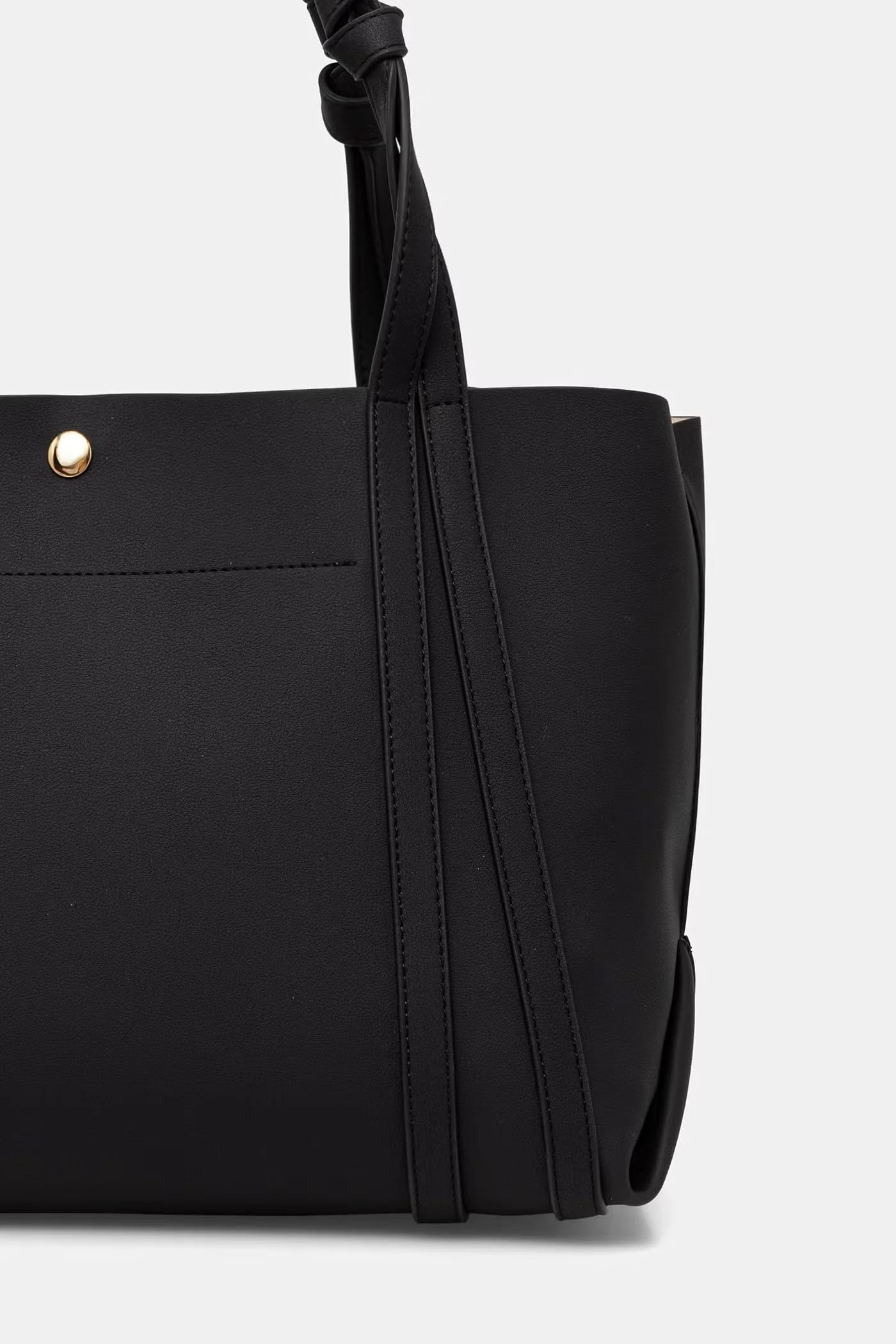 Женская сумка-шоппер черный для женщин - фото 3