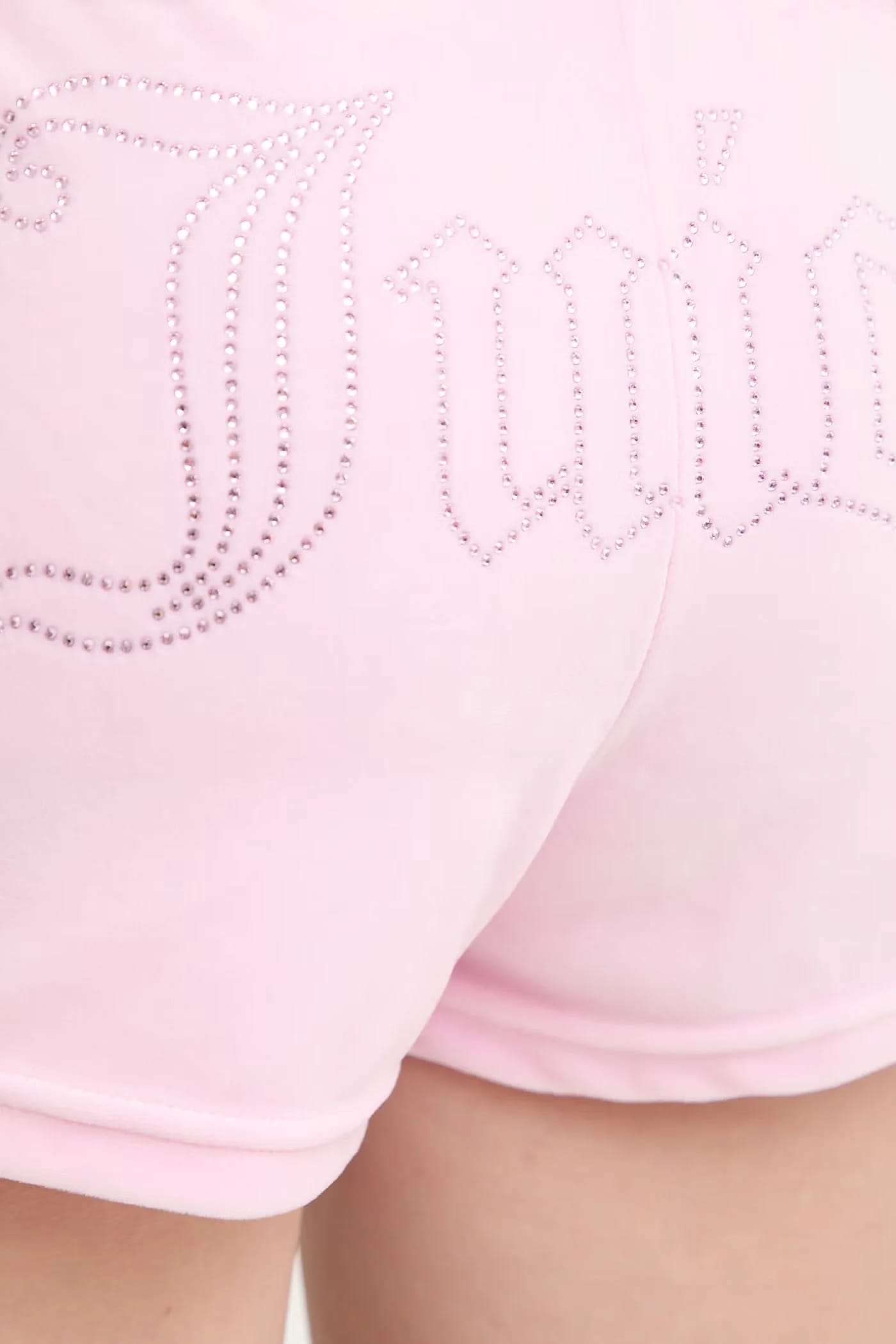 TAMIA SHORTS женские велюровые шорты розовые для женщин - фото 4