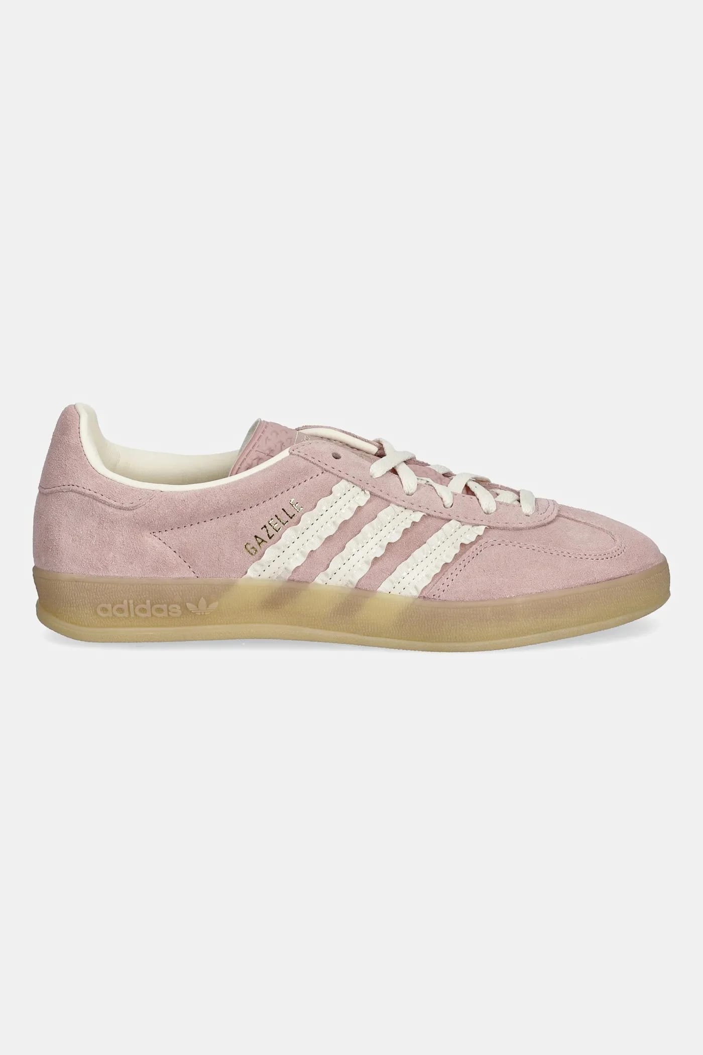 кроссовки Gazelle Indoor замшевые розовые для женщин - фото 2