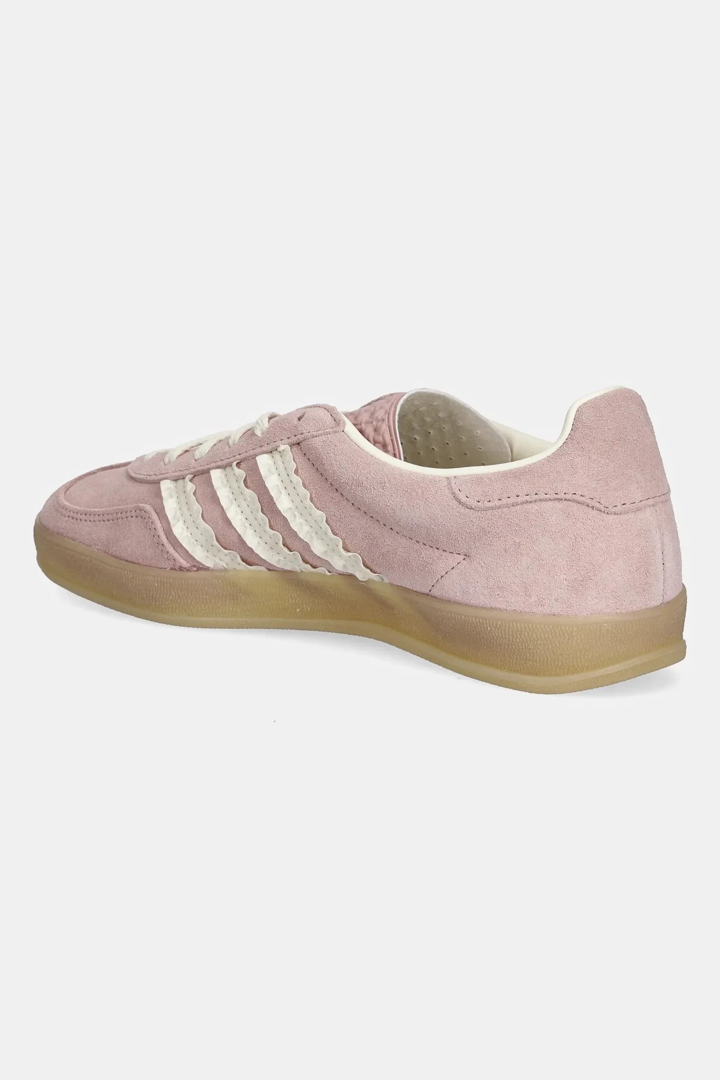 кроссовки Gazelle Indoor замшевые розовые для женщин - фото 3