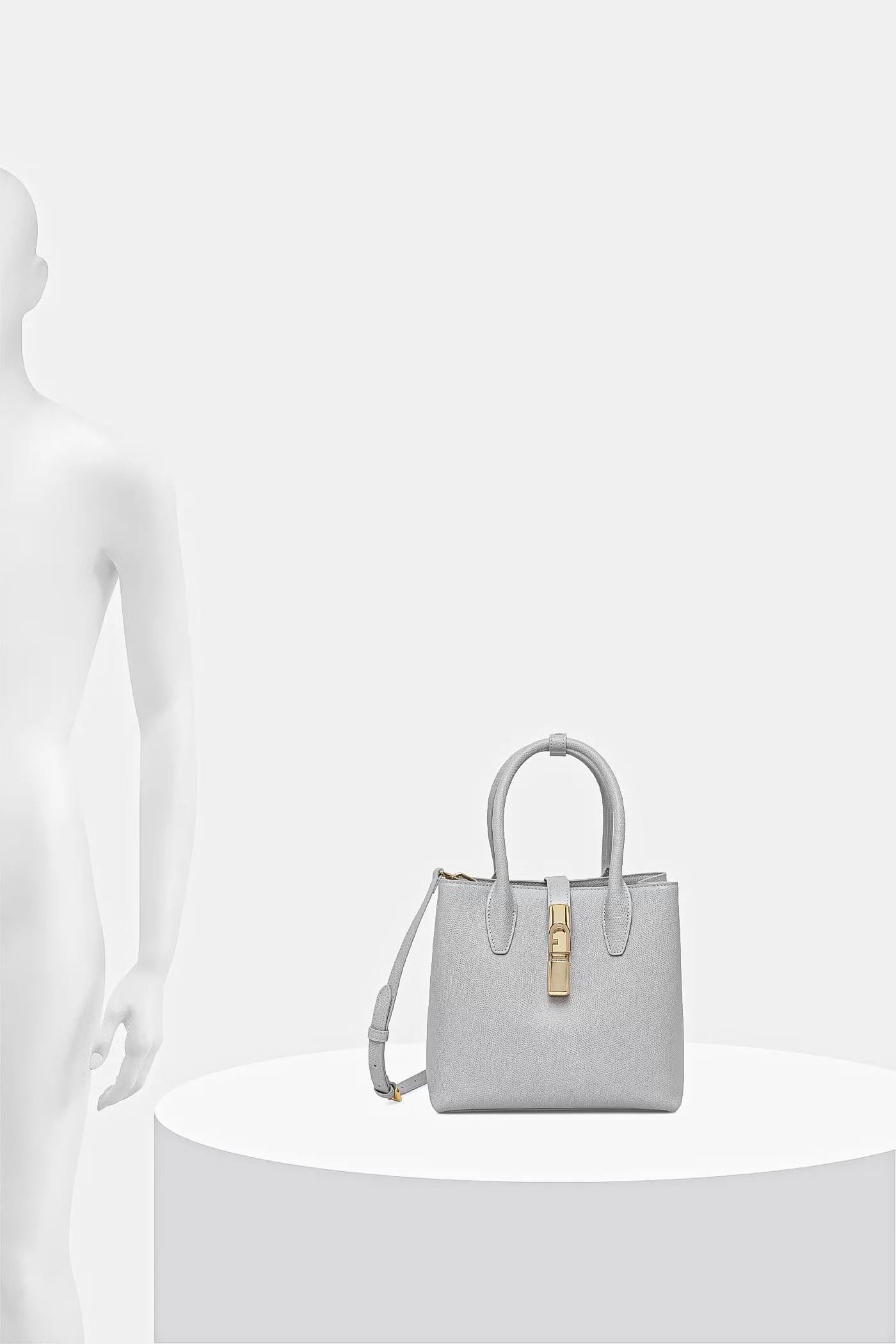 Женская кожаная сумка Goccia S Tote Base 22 - фото 6