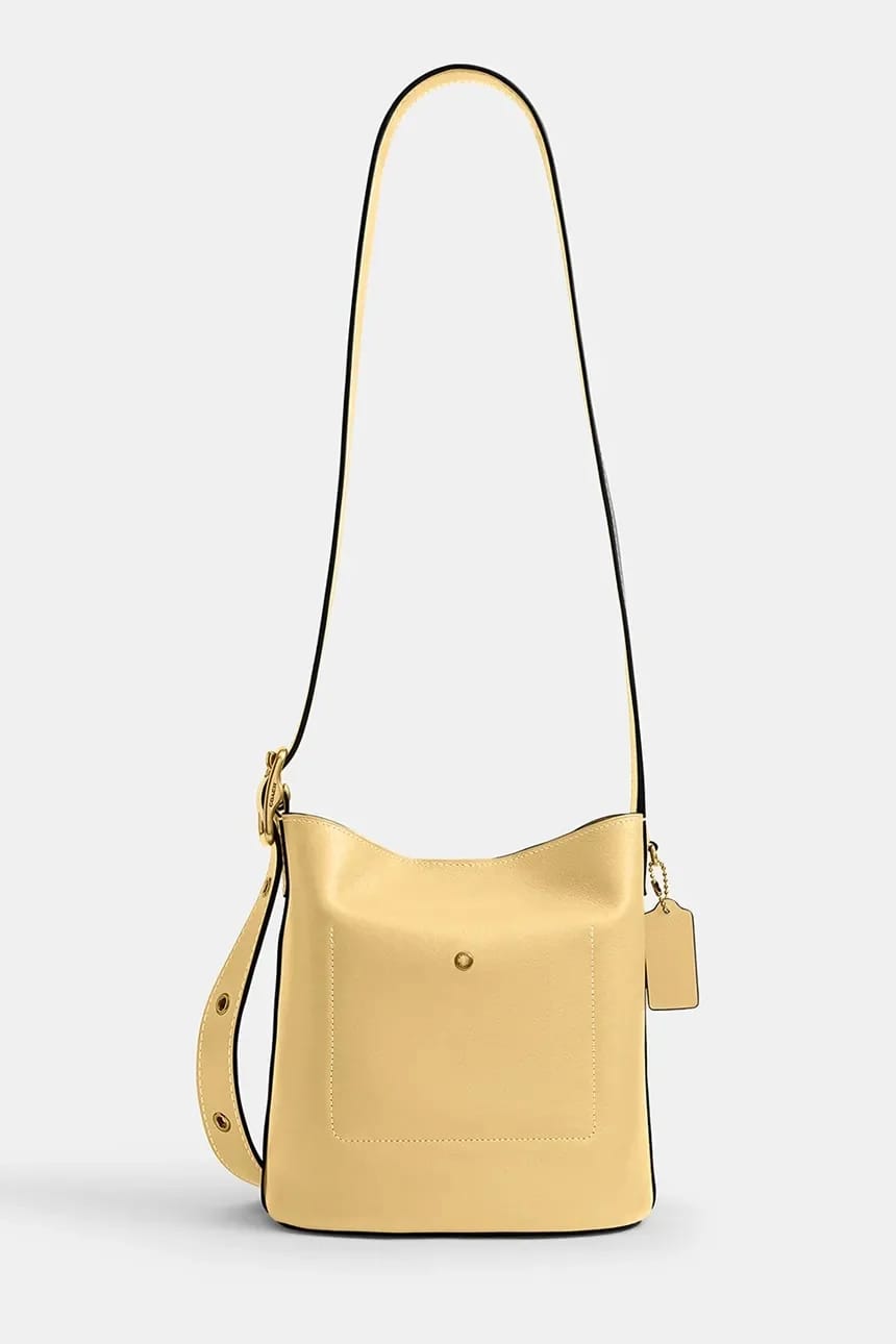 Женская кожаная сумка через плечо Bleecker Bucket Bag 21 - фото 3