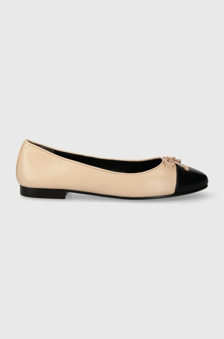 Кожаные балетки Cap-Toe Ballet