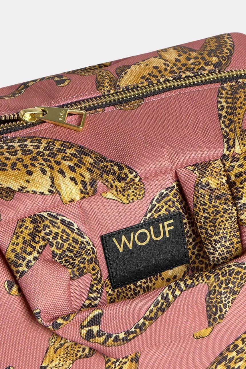 Дорожная косметичка Blush Leopard 29 x 18 x 13 см - фото 3