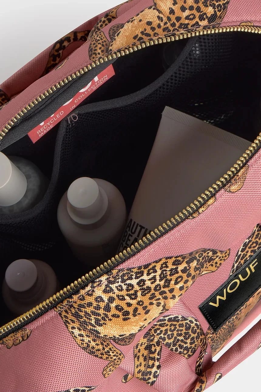 Дорожная косметичка Blush Leopard 29 x 18 x 13 см - фото 4