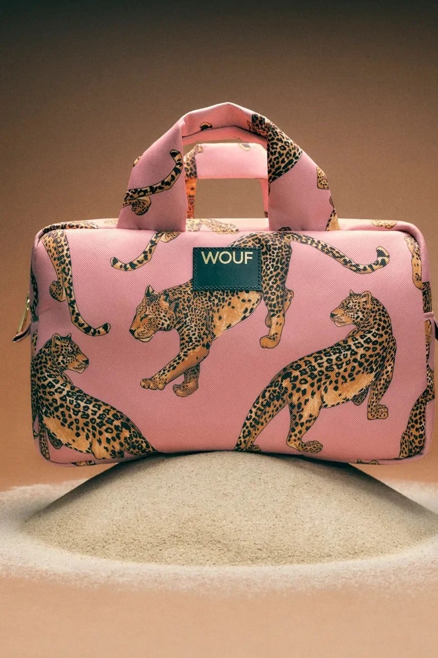 Дорожная косметичка Blush Leopard 29 x 18 x 13 см - фото 5