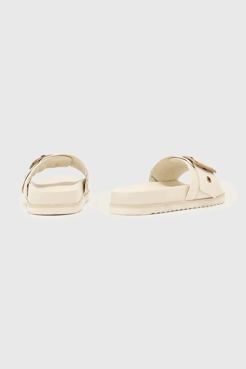 Женские кожаные шлепанцы Ellie Western Sandals - фото 3