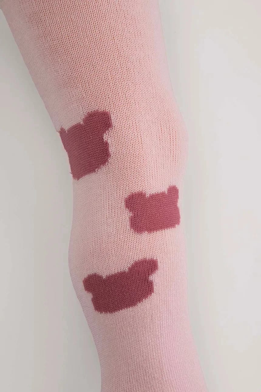 Детские колготки розовые для девочек - фото 3