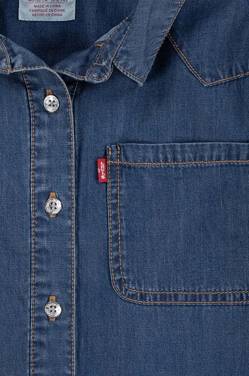 Детская джинсовая рубашка L/S WESTERN DENIM SHIRT - фото 3