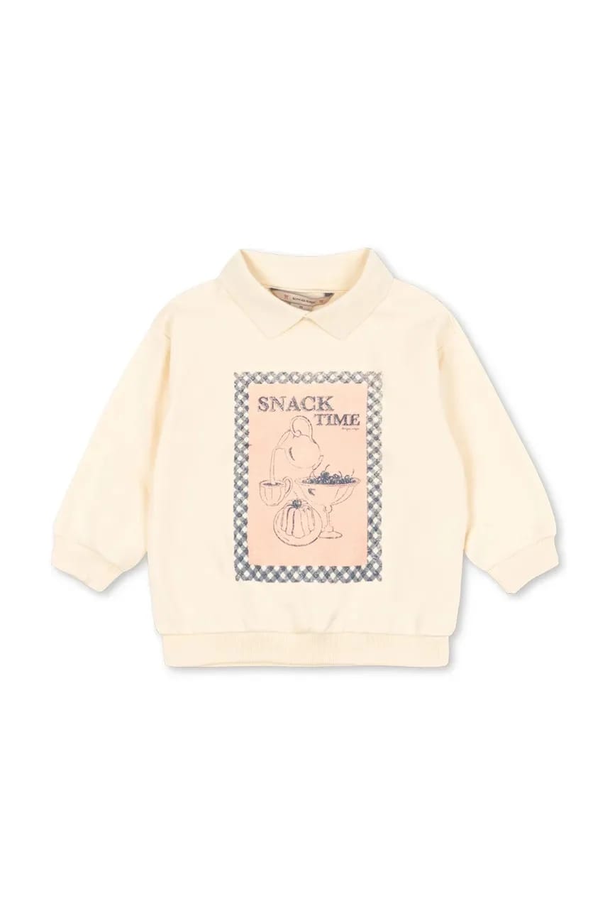Детская толстовка из хлопка SPOTTY LS POLO GOTS - фото 2