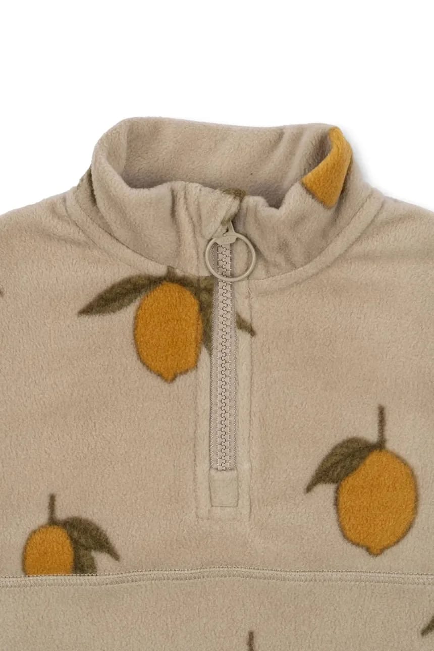 TAVI FLEECE SEATSHIRT GRS детская толстовка бежевая для мальчиков - фото 3