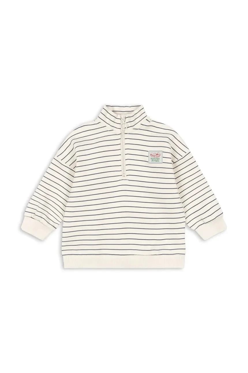 Детская толстовка LOU STRIPE HALF ZIP SWEAT OCS - фото 2