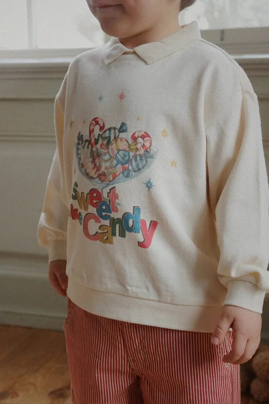 Детская толстовка из хлопка SPOTTY LS POLO GOTS - фото 7