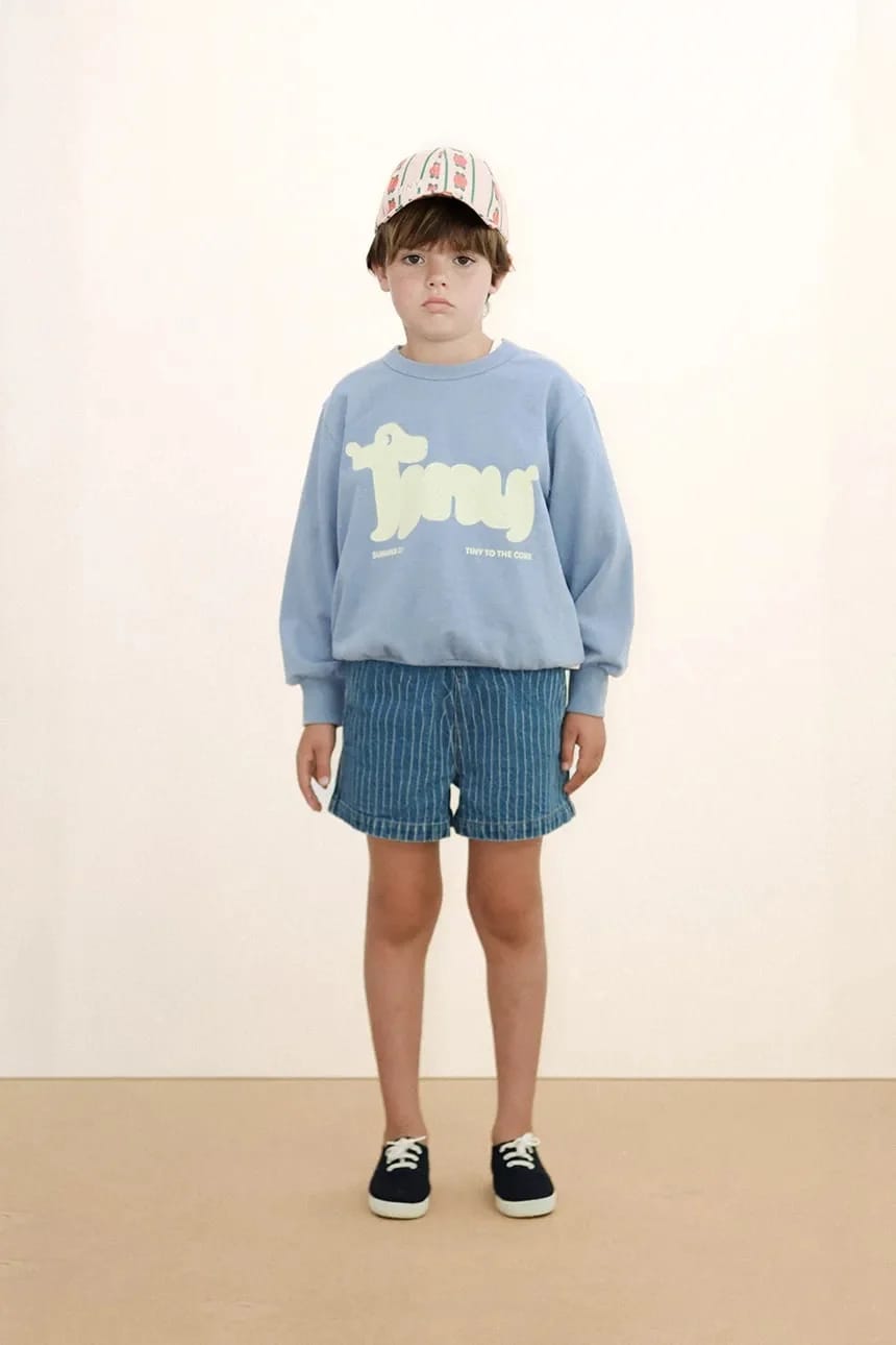 Детская хлопковая толстовка TINY DOG GRAPHIC SEATSHIRT