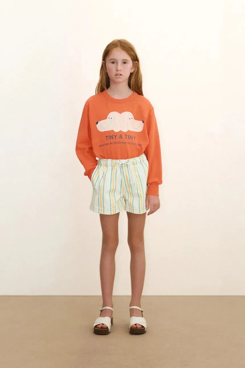 Детская толстовка из хлопка TINY&TINY GRAPHIC SEATSHIRT