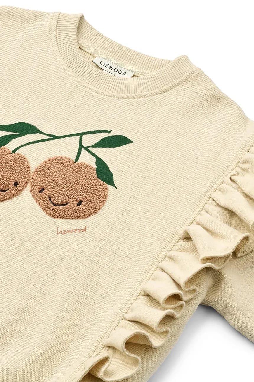 Детская хлопковая толстовка Marcella Placement Sweatshirt - фото 3